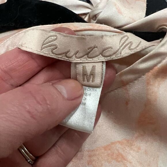 Anthropologie Hutch Cropped Marble Blouse Size Medium - Picture 10 of 12